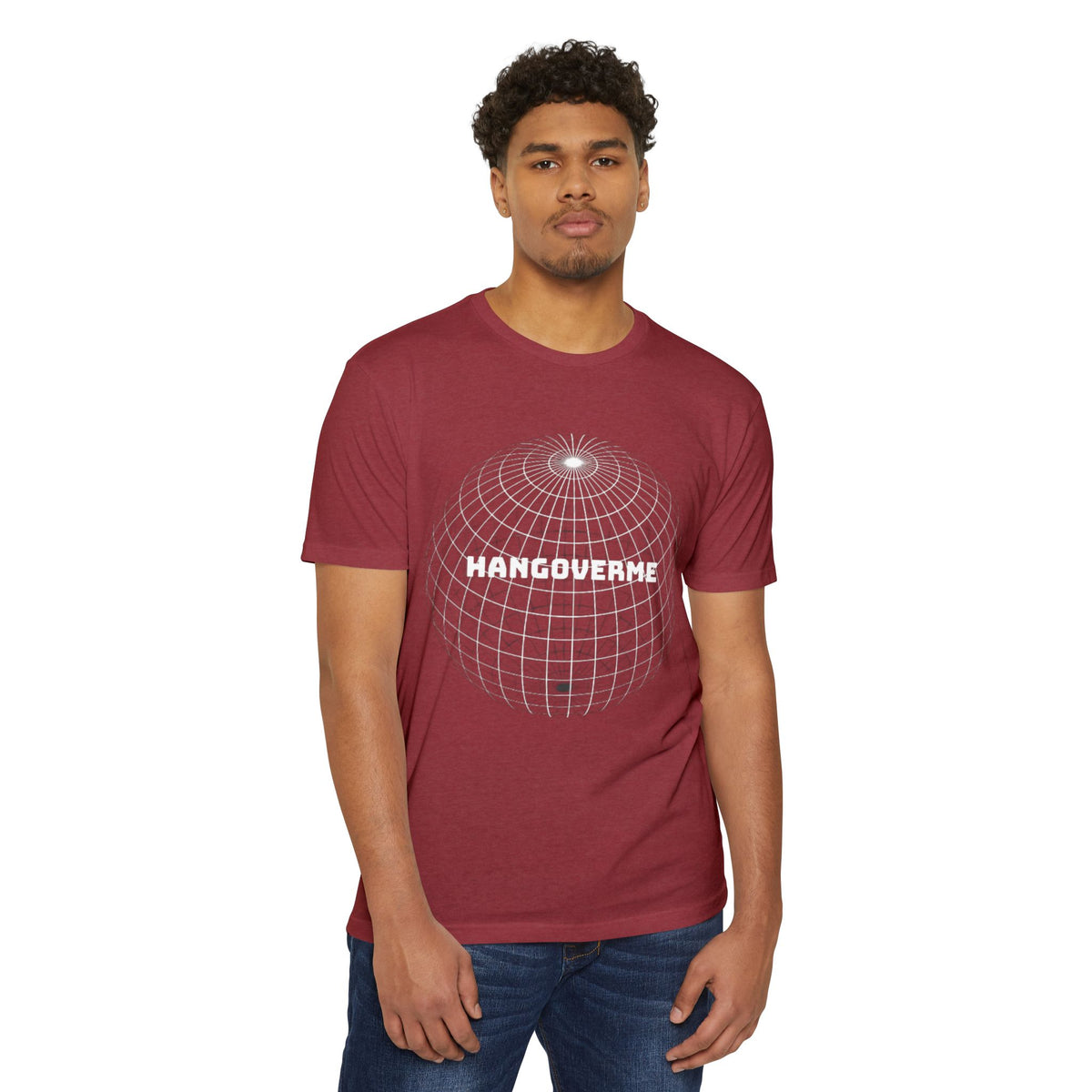 Hangoverme Graphic T-Shirt — Vintage Disco Globe Design