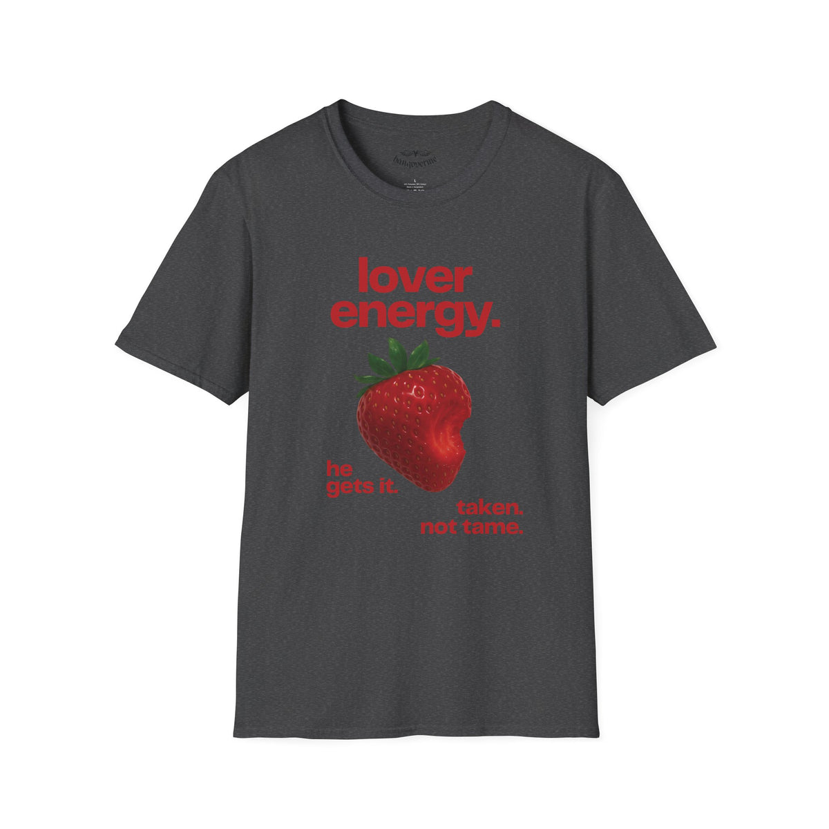 Lover Energy T‑Shirt — Strawberry