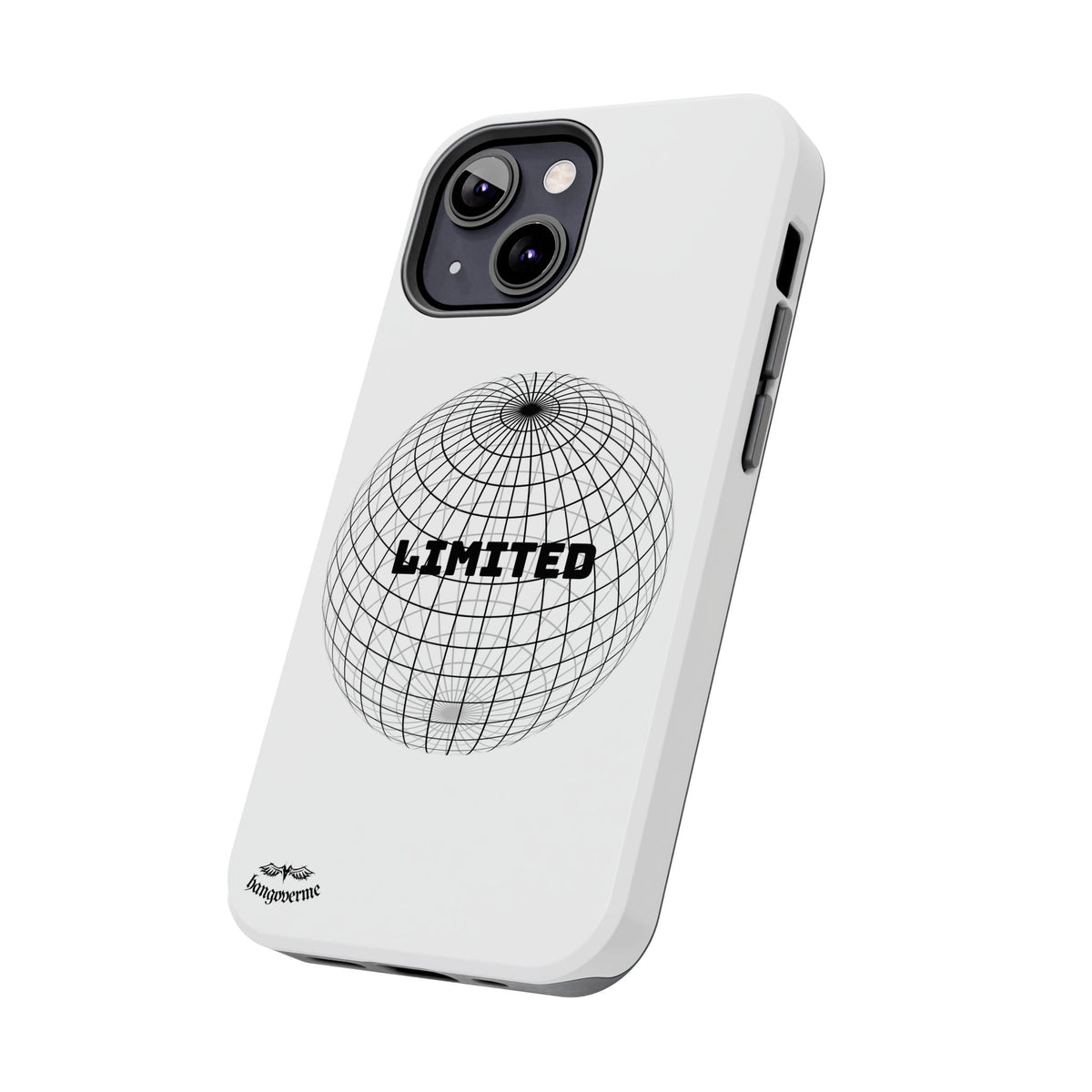 Phone Case — Minimal 'LIMITED' Wireframe Globe Protective Cover