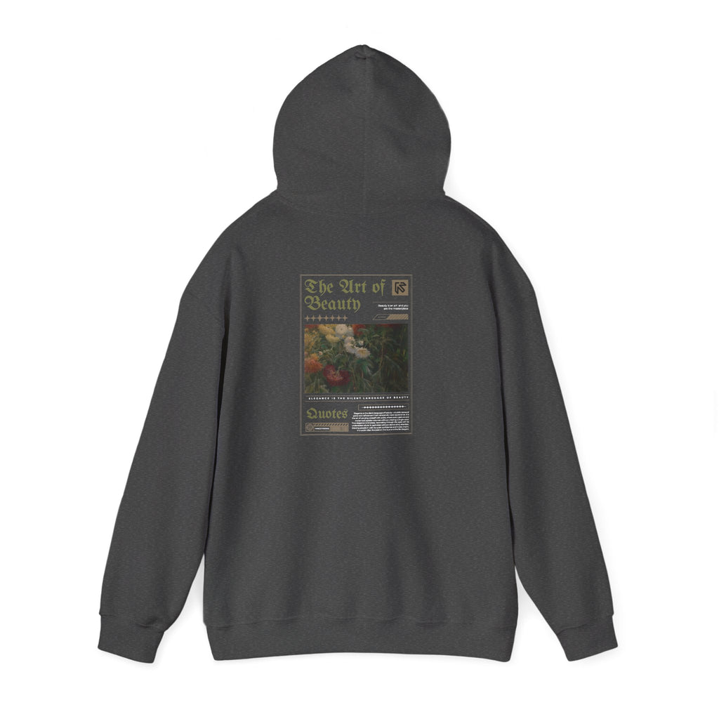 Vintage Floral 'Art Of Beauty' Hoodie — Aesthetic Art Print Hoodie
