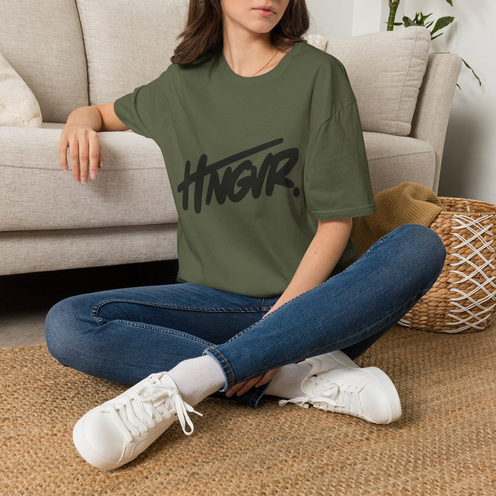 HNGVR Script Logo T-Shirt — Bold Streetwear Graphic Tee