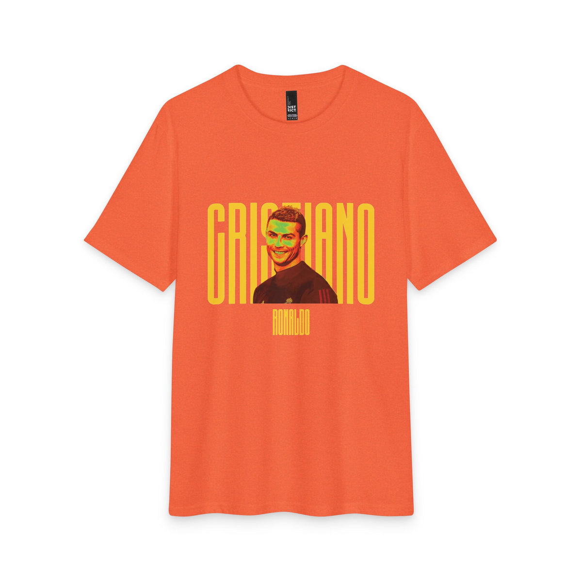 Cristiano Retro Portrait T-Shirt — Vintage Football Fan Tee