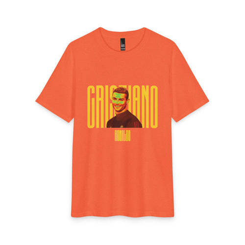 Cristiano Retro Portrait T-Shirt — Vintage Football Fan Tee