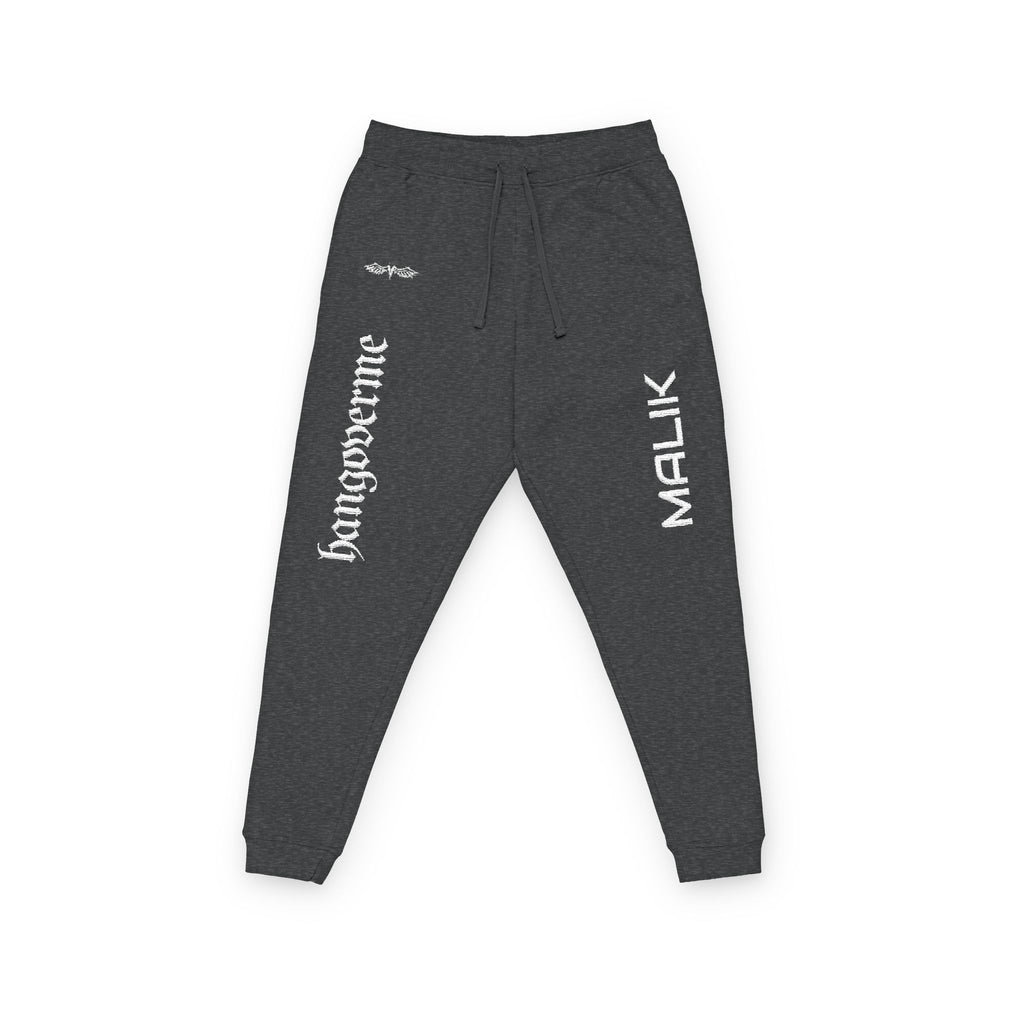 Embroidered 'Malik' Joggers — Outdoor Fleece Sweatpants