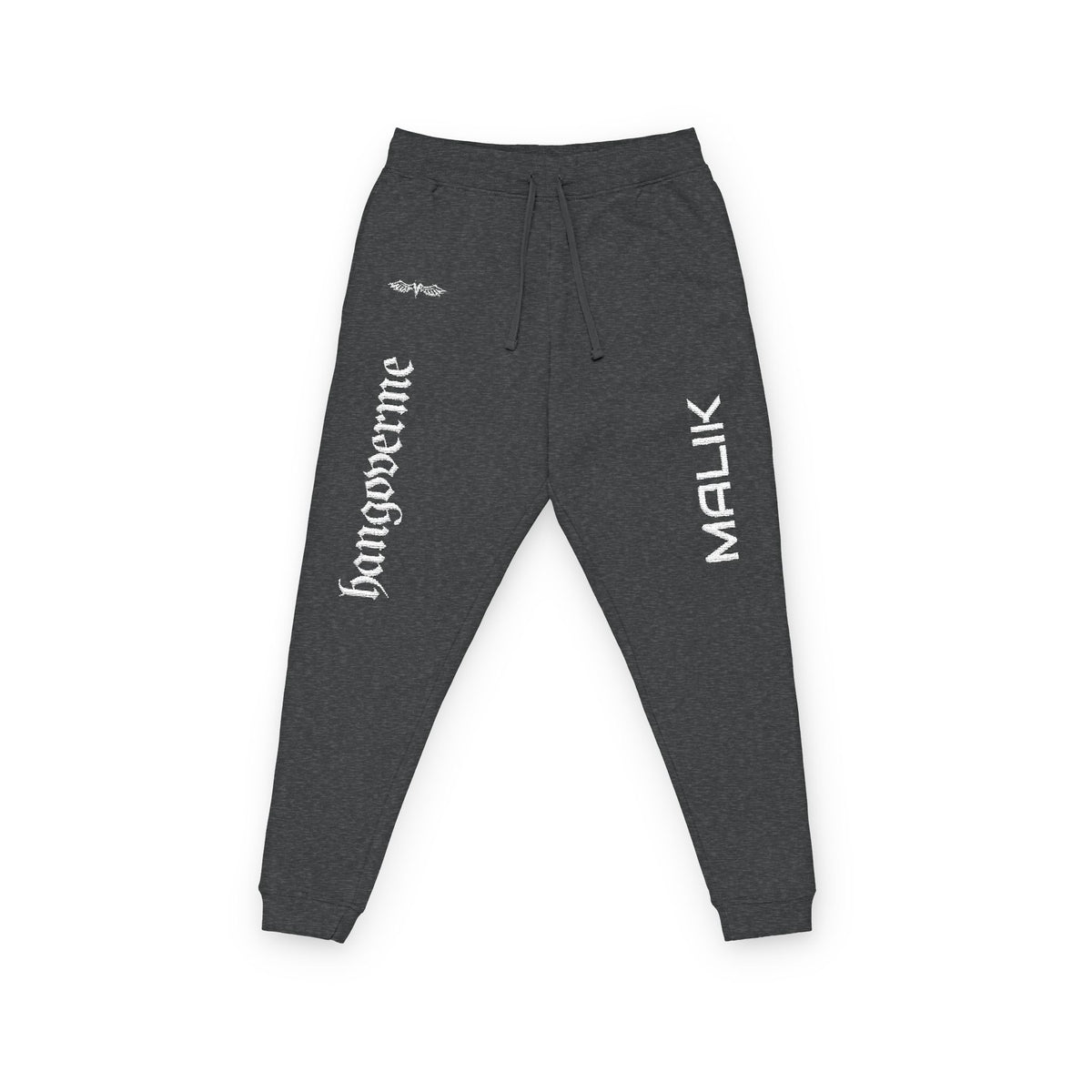 Embroidered 'Malik' Joggers — Outdoor Fleece Sweatpants
