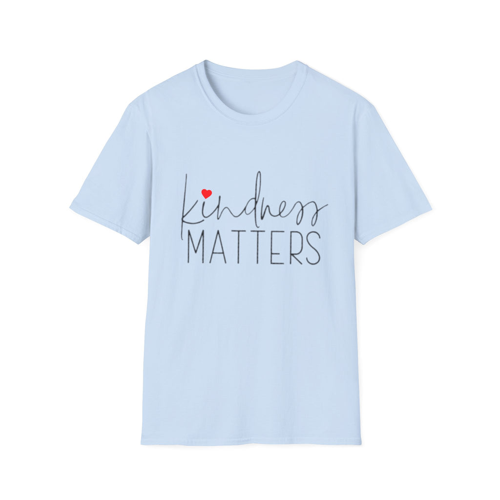 Kindness Matters T-Shirt — Minimal Heart Social Good Tee