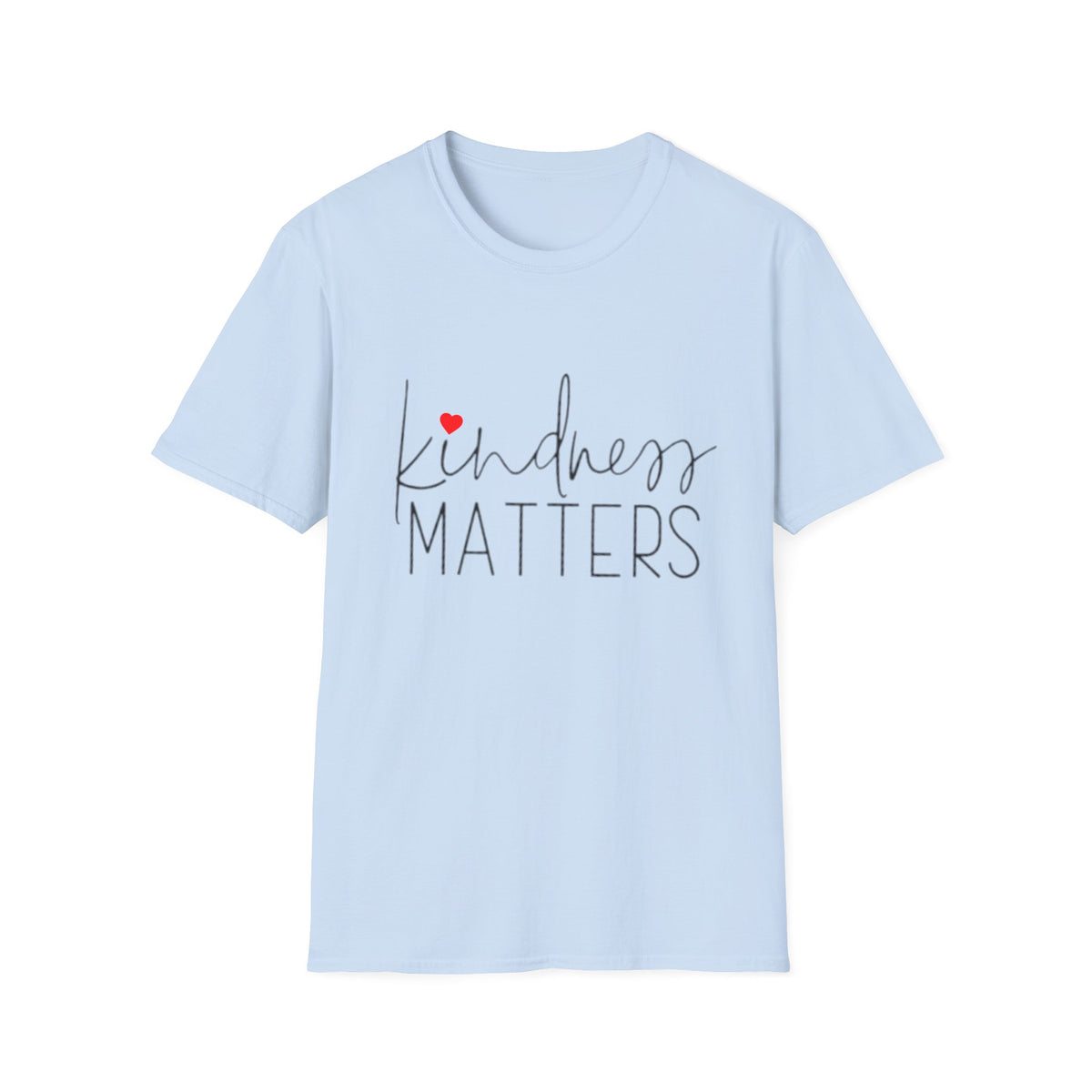 Kindness Matters T-Shirt — Minimal Heart Social Good Tee