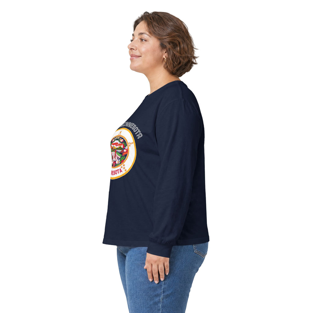 Minnesota State long Sleeve Sweatshirt — "I Love Minnesota"