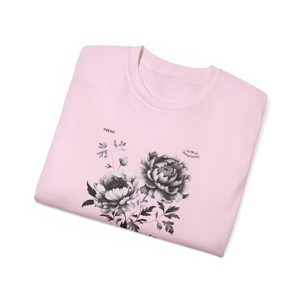 Bloom Floral Tee — Vintage Peony Graphic T-Shirt