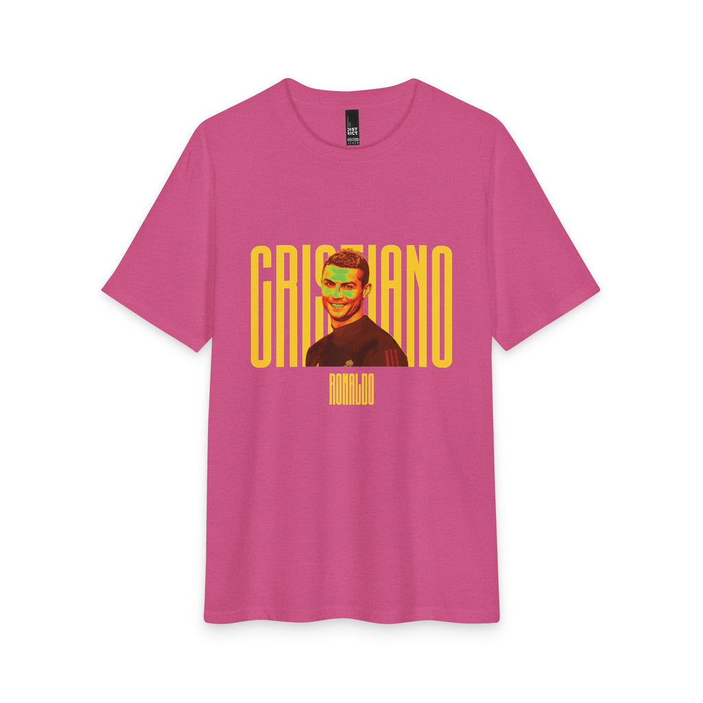 Cristiano Retro Portrait T-Shirt — Vintage Football Fan Tee