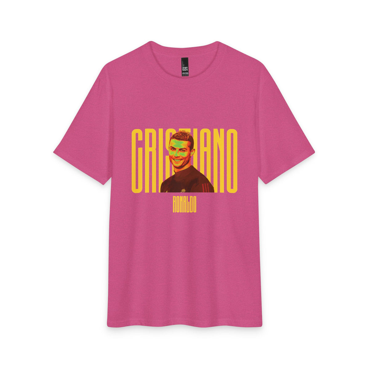 Cristiano Retro Portrait T-Shirt — Vintage Football Fan Tee