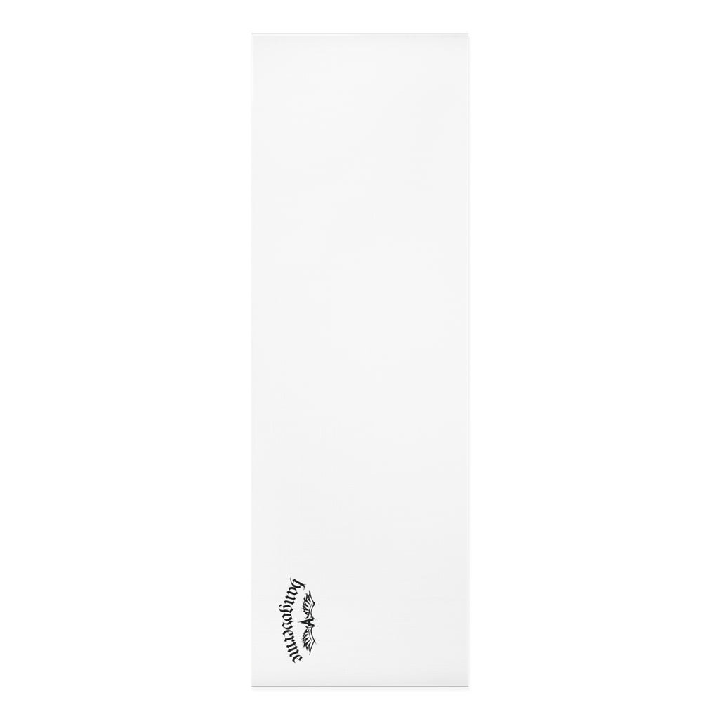 Yoga Mat – Minimal White Foam, Lightweight Non-Slip Exercise Mat