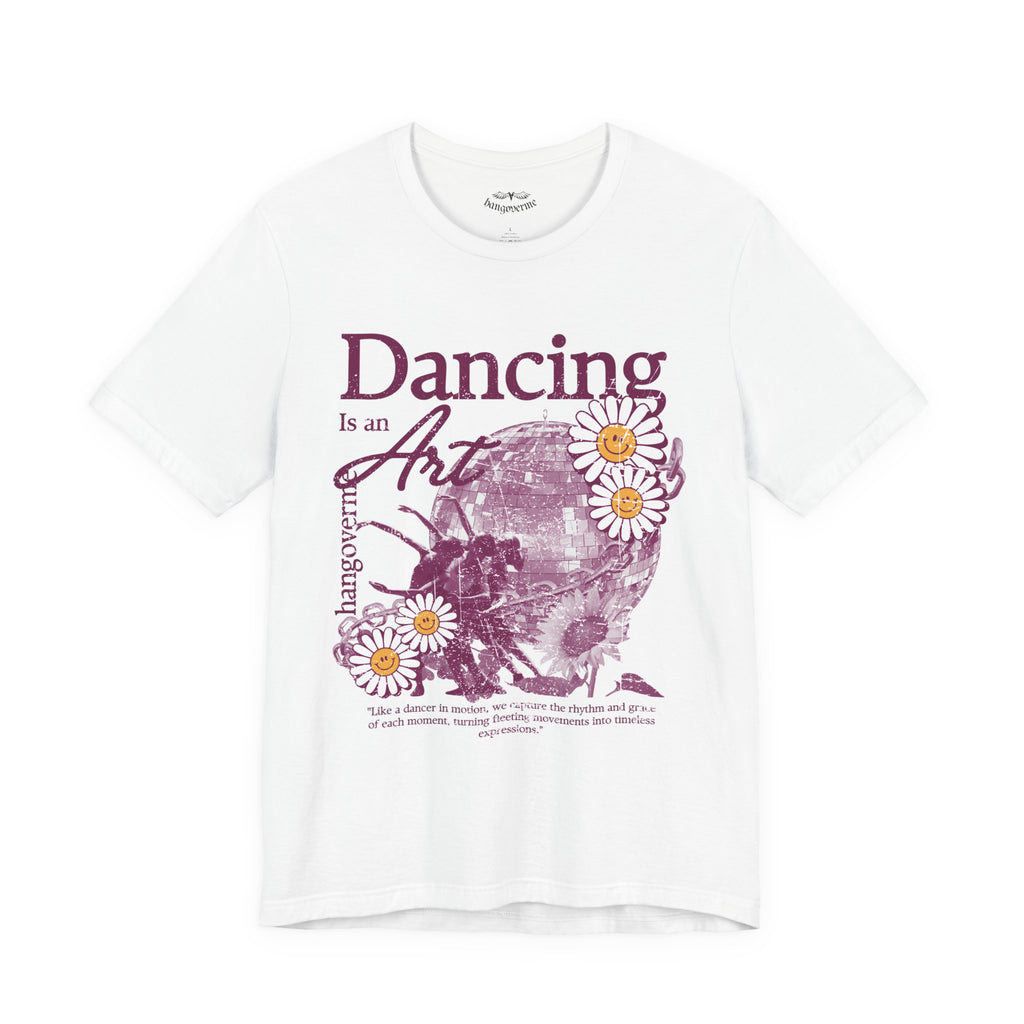 Dancing Is An Art Floral Dance T-Shirt
