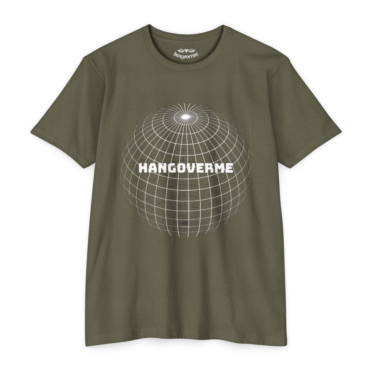 Hangoverme Graphic T-Shirt — Vintage Disco Globe Design