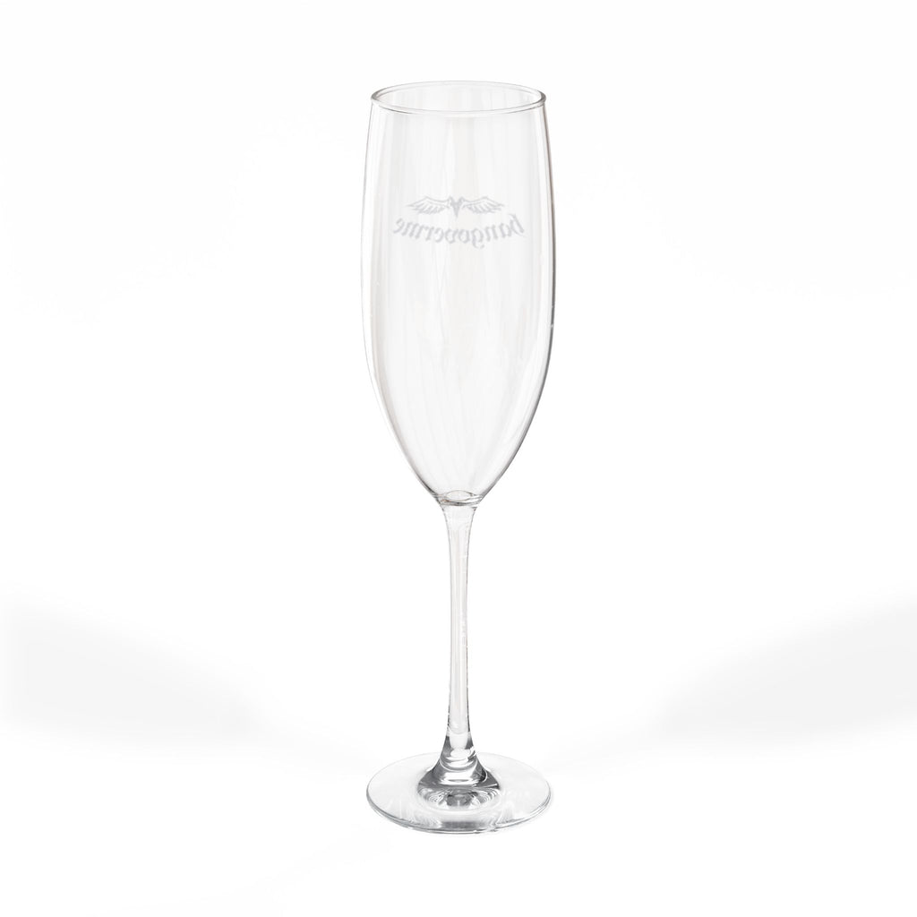 Engraved 8oz Champagne Flute — Wedding & Celebration Glass