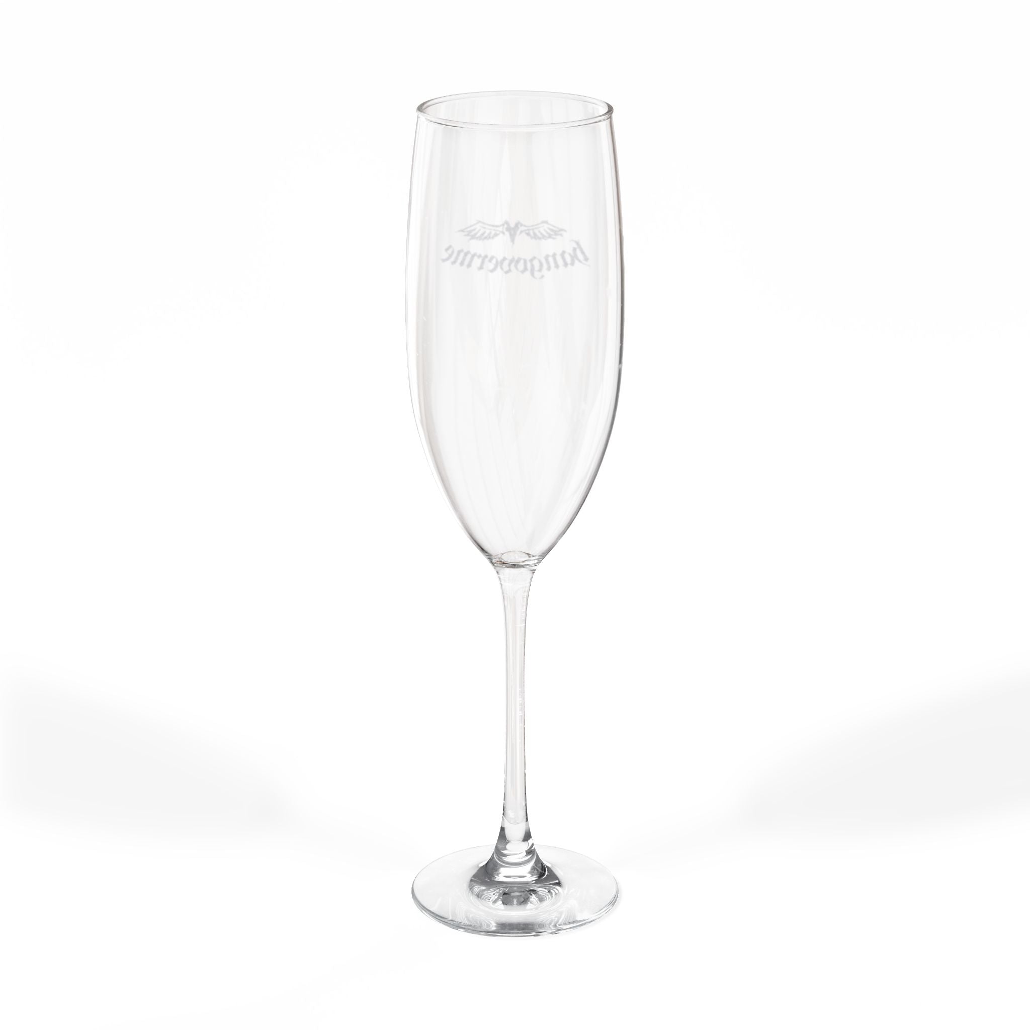 Engraved 8oz Champagne Flute — Wedding & Celebration Glass