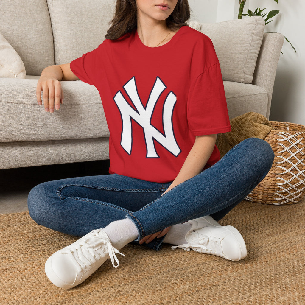 NY Logo T-Shirt — Bold Vintage Sports Tee