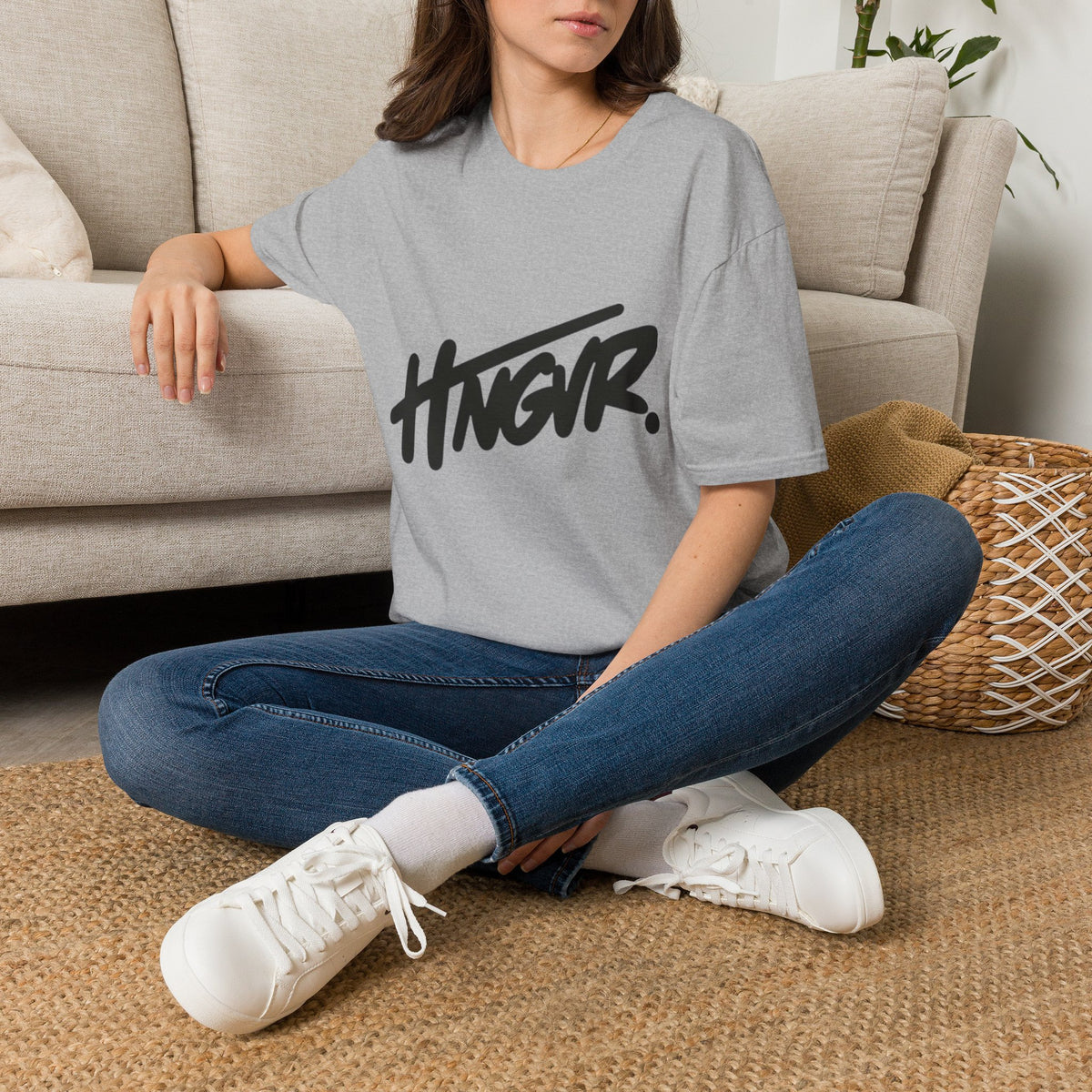 HNGVR Script Logo T-Shirt — Bold Streetwear Graphic Tee
