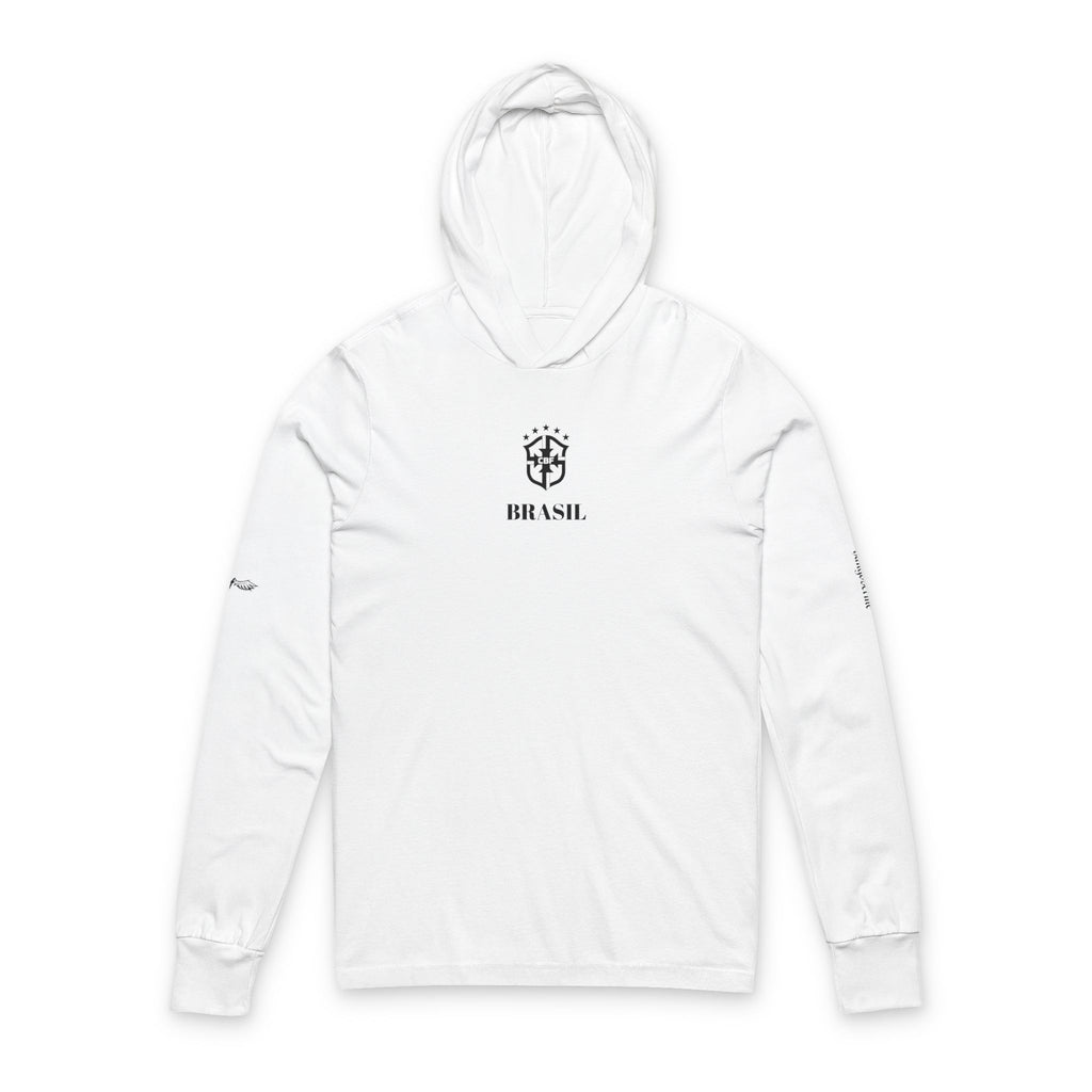 Brazil Crest Hooded Long Sleeve Tee
