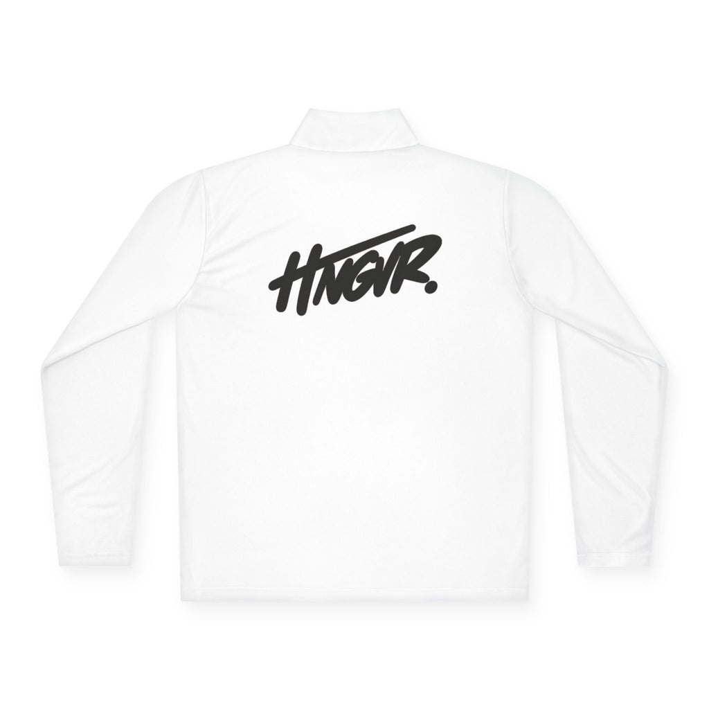 Quarter-Zip Pullover — Minimalist Script Logo Pullover