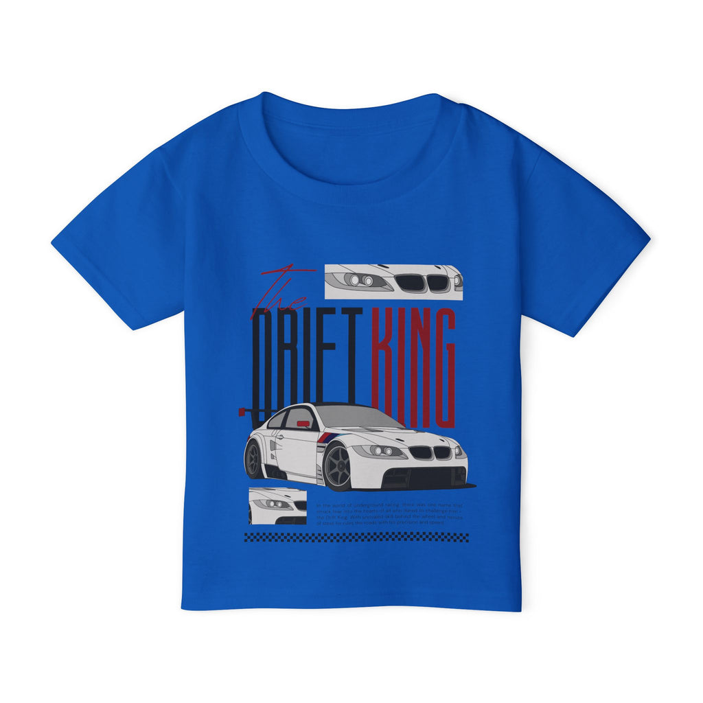Toddler Drift King Car T‑Shirt — Racing Graphic Tee for Kids