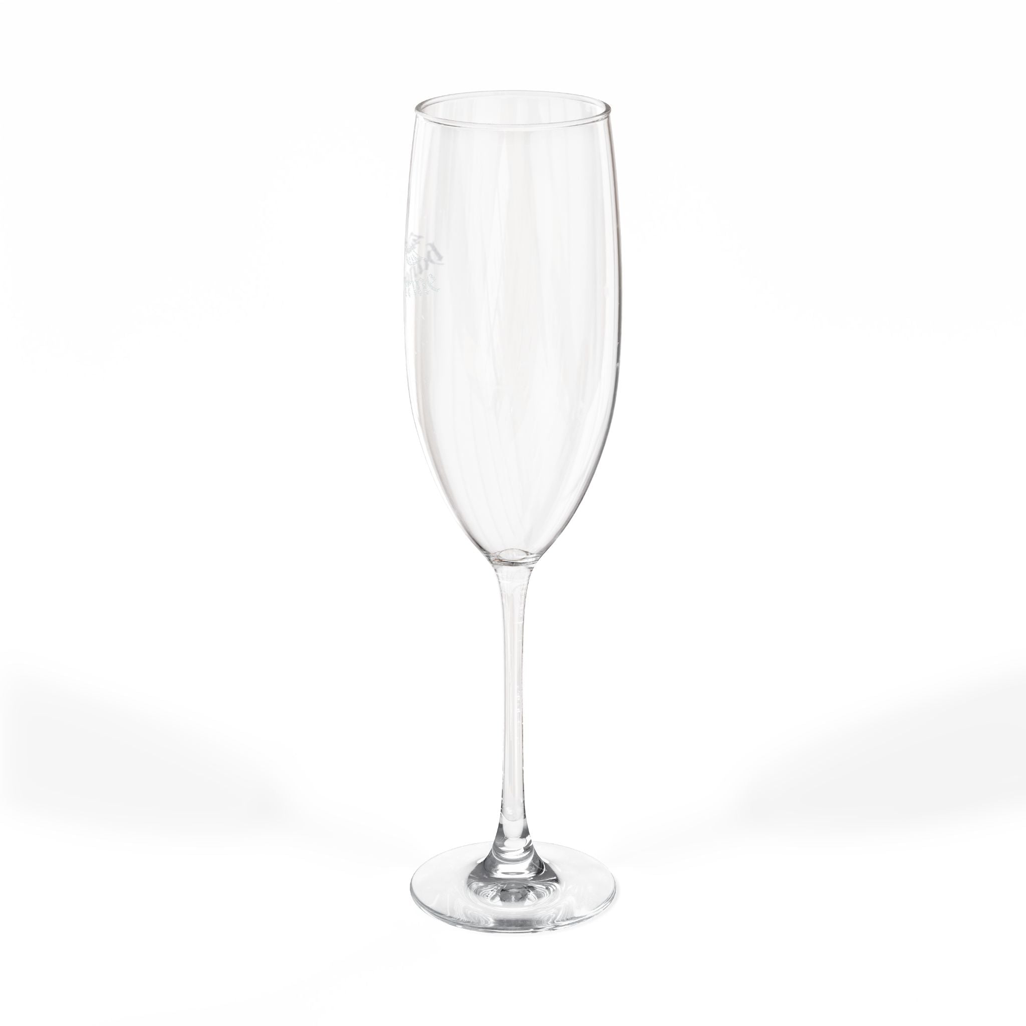 Engraved 8oz Champagne Flute — Wedding & Celebration Glass
