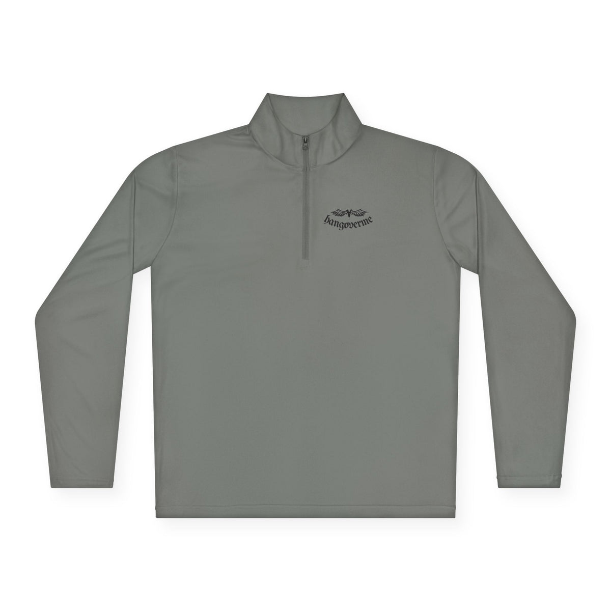Quarter-Zip Pullover — Minimalist Script Logo Pullover