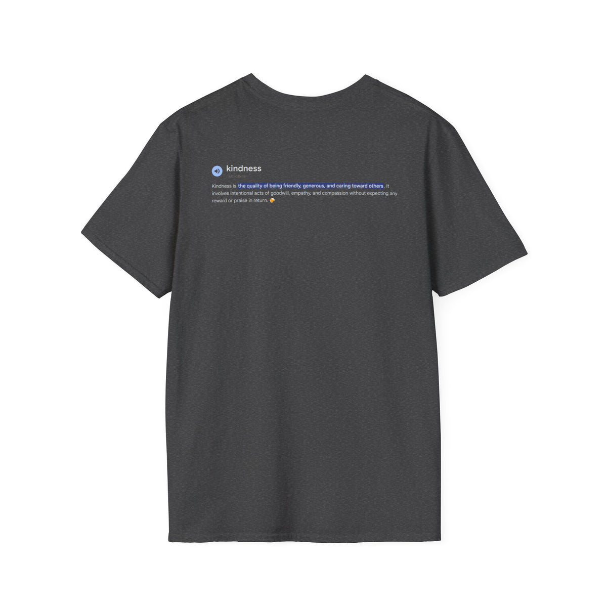 Kindness Matters T-Shirt — Minimal Heart Social Good Tee