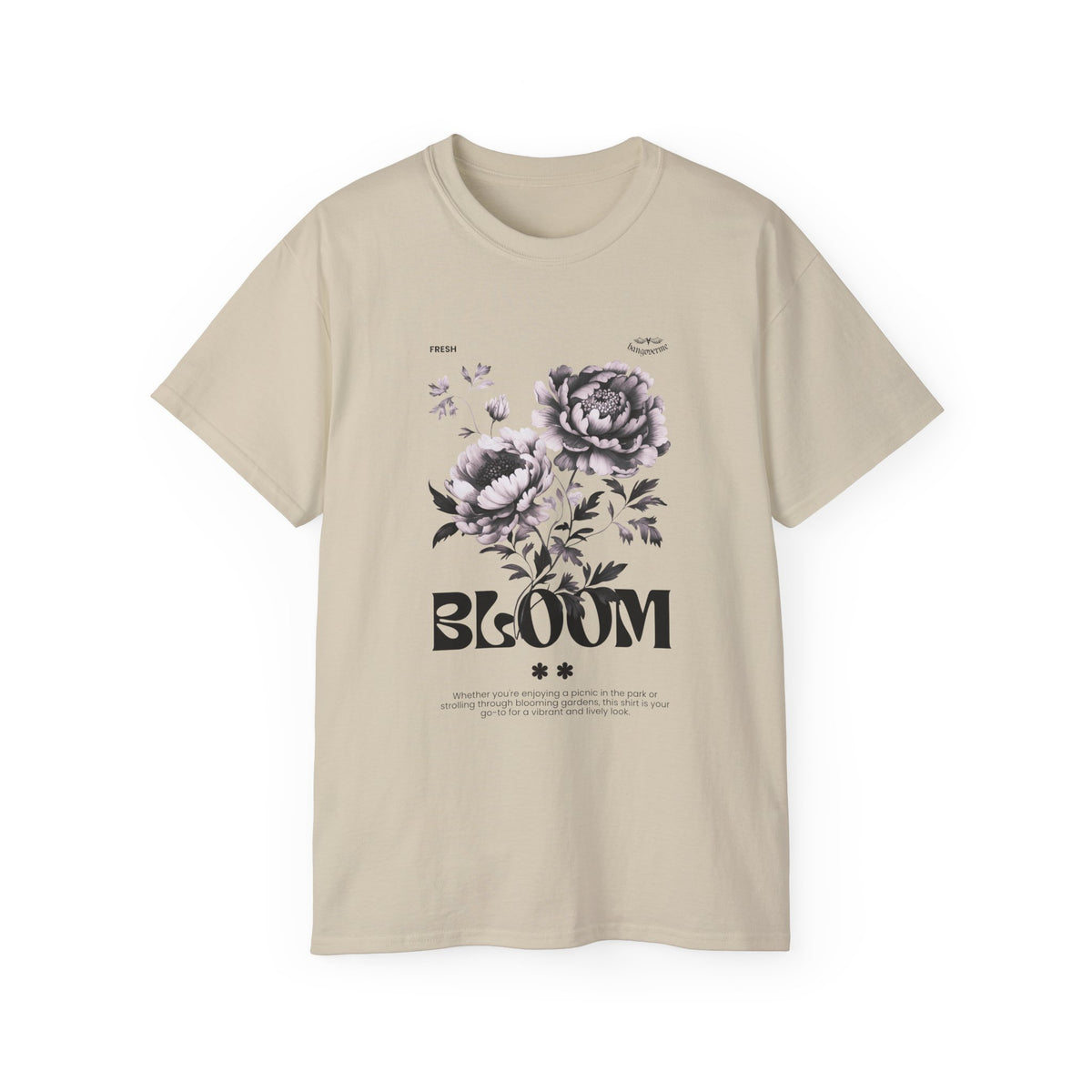 Bloom Floral Tee — Vintage Peony Graphic T-Shirt