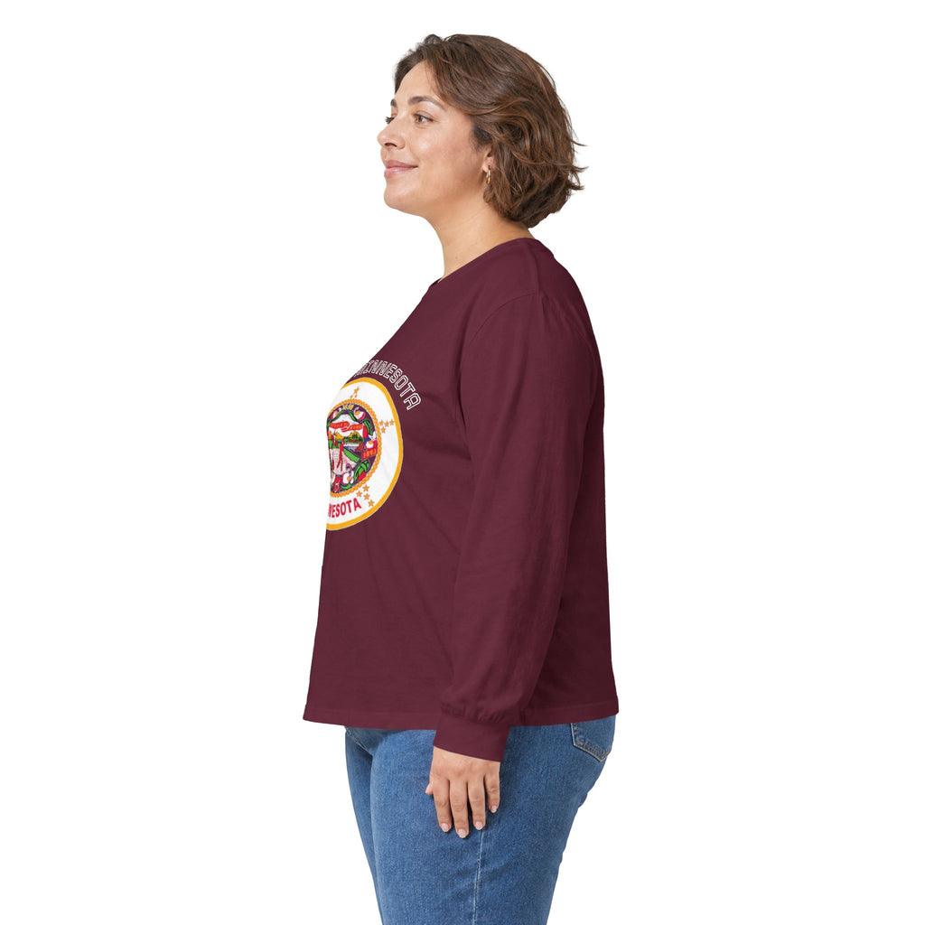 Minnesota State long Sleeve Sweatshirt — "I Love Minnesota"