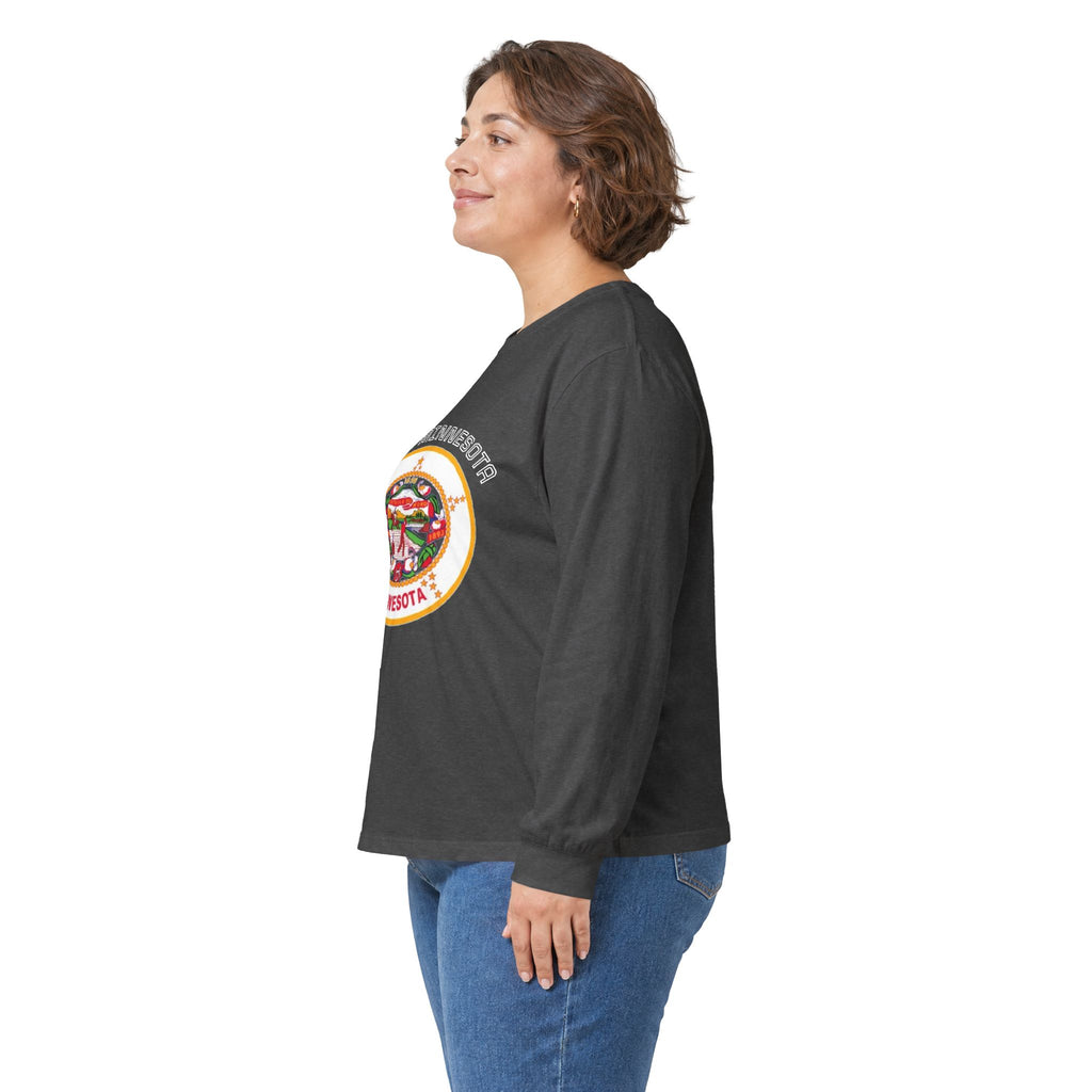 Minnesota State long Sleeve Sweatshirt — "I Love Minnesota"