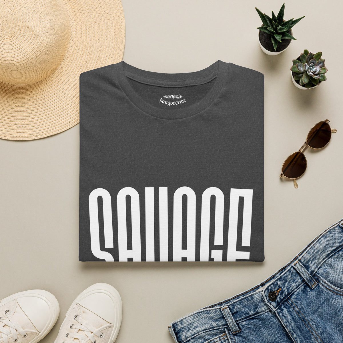 Savage Graphic T‑Shirt — Hangoverme