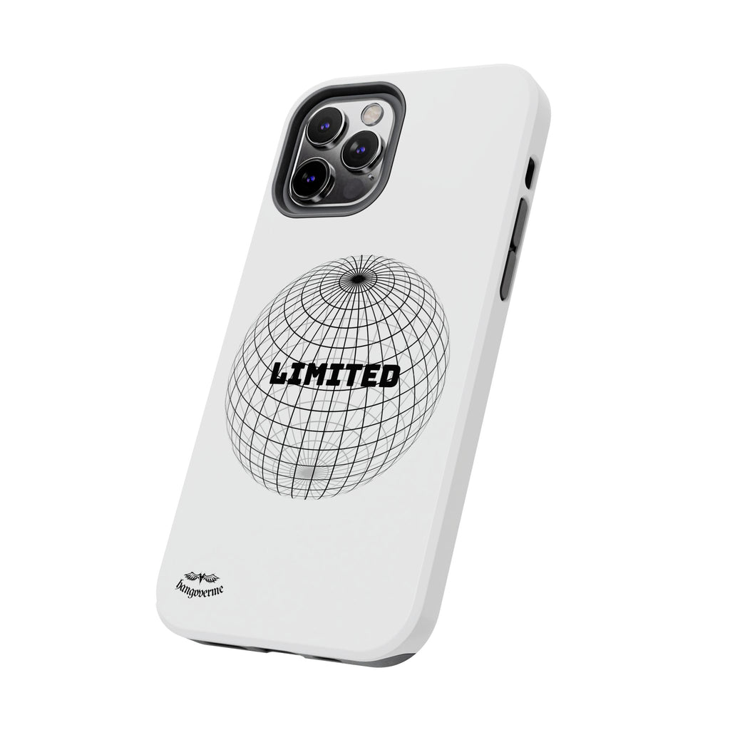 Phone Case — Minimal 'LIMITED' Wireframe Globe Protective Cover