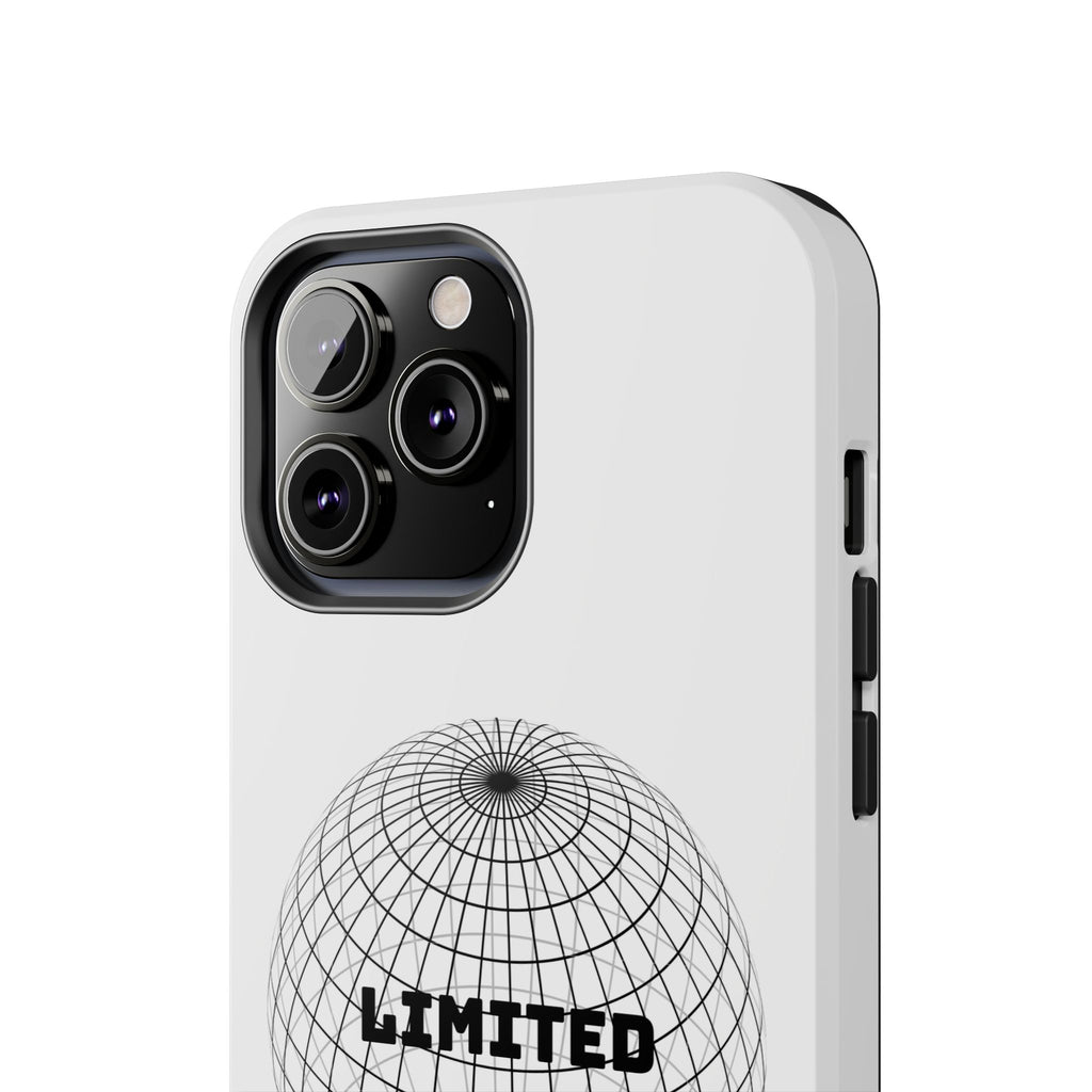 Phone Case — Minimal 'LIMITED' Wireframe Globe Protective Cover