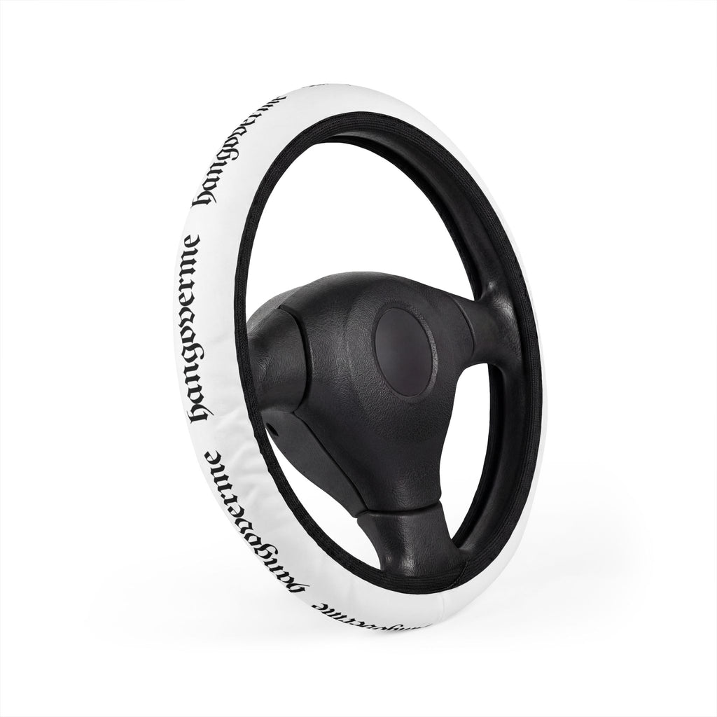 Steering Wheel Cover — White Car Accessory
