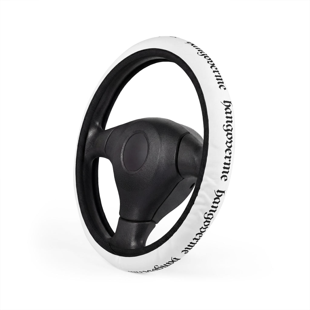 Steering Wheel Cover — White Car Accessory