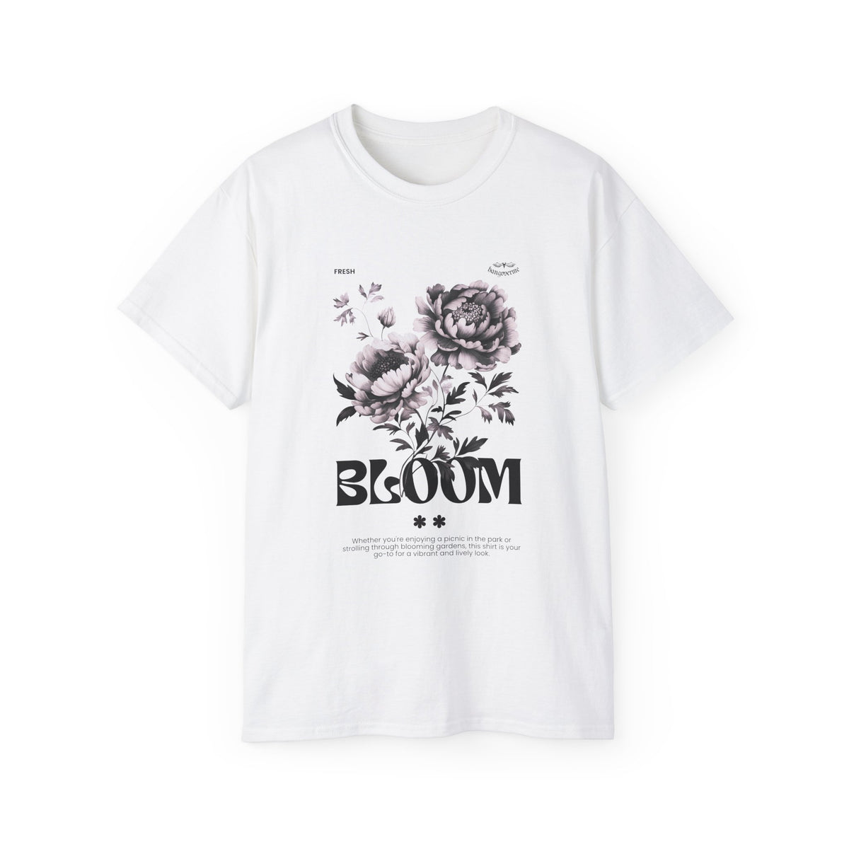 Bloom Floral Tee — Vintage Peony Graphic T-Shirt