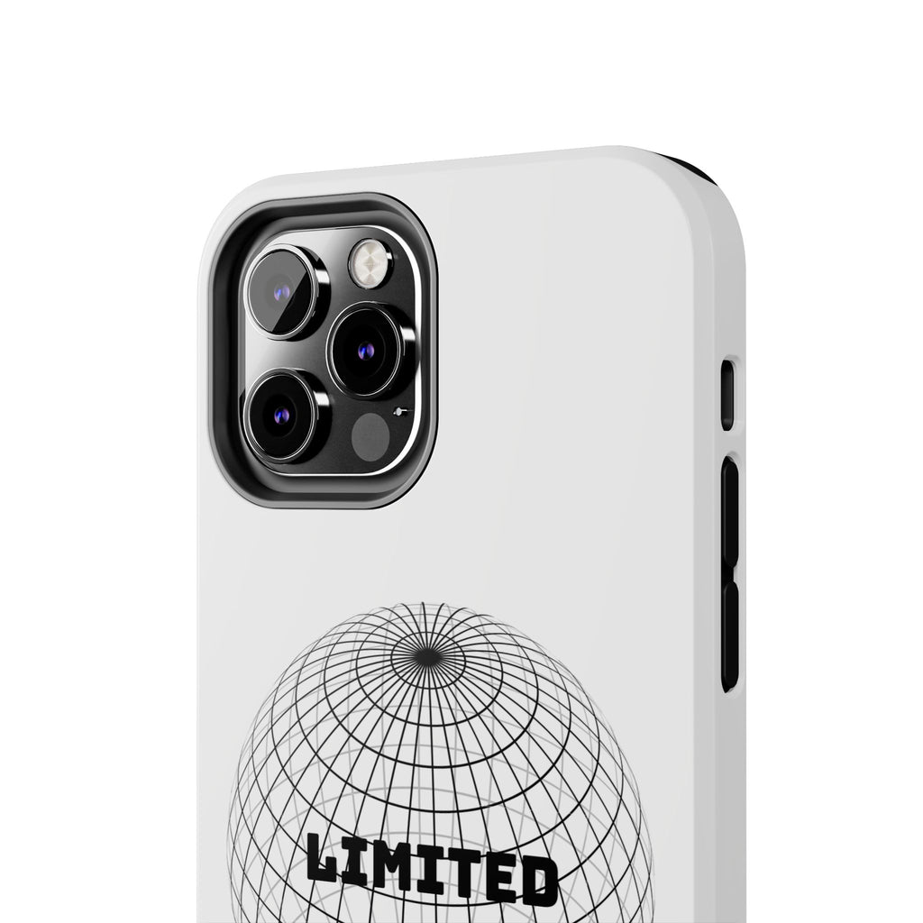 Phone Case — Minimal 'LIMITED' Wireframe Globe Protective Cover