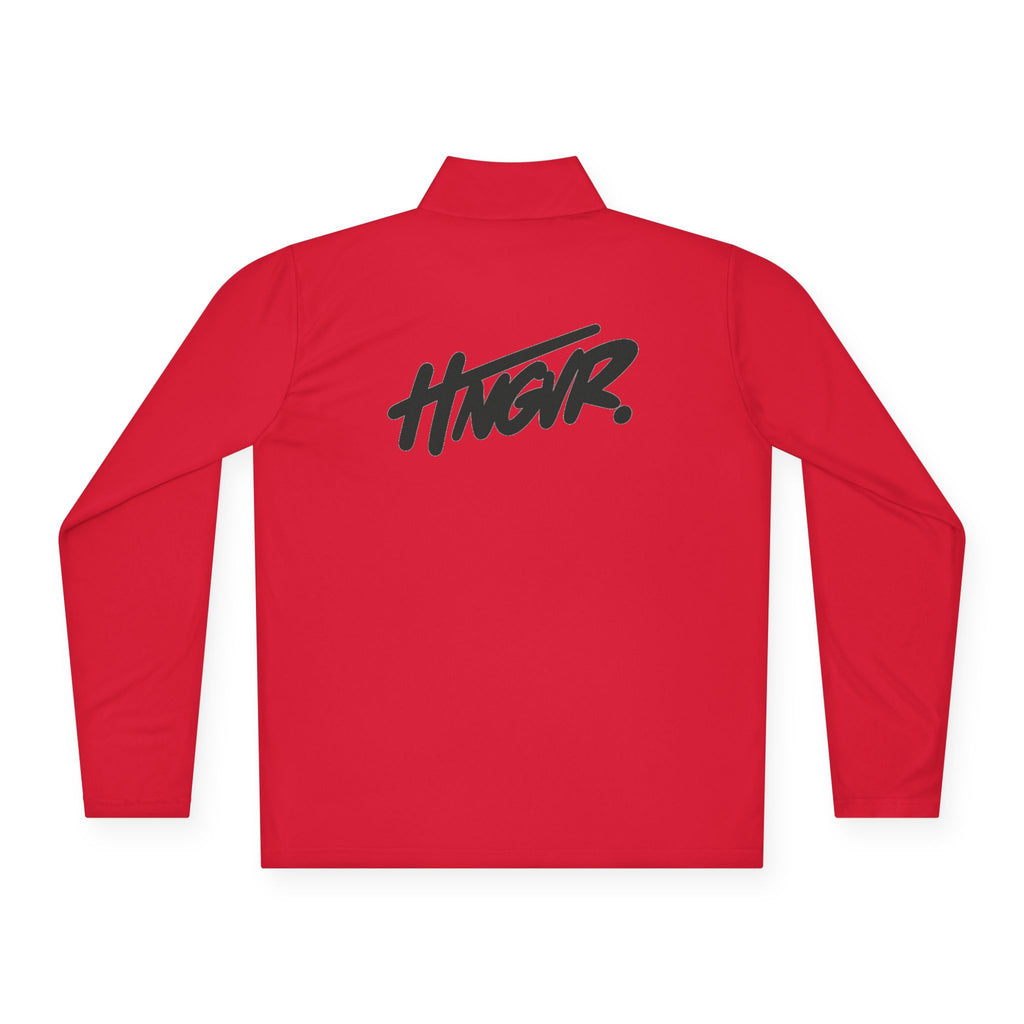 Quarter-Zip Pullover — Minimalist Script Logo Pullover