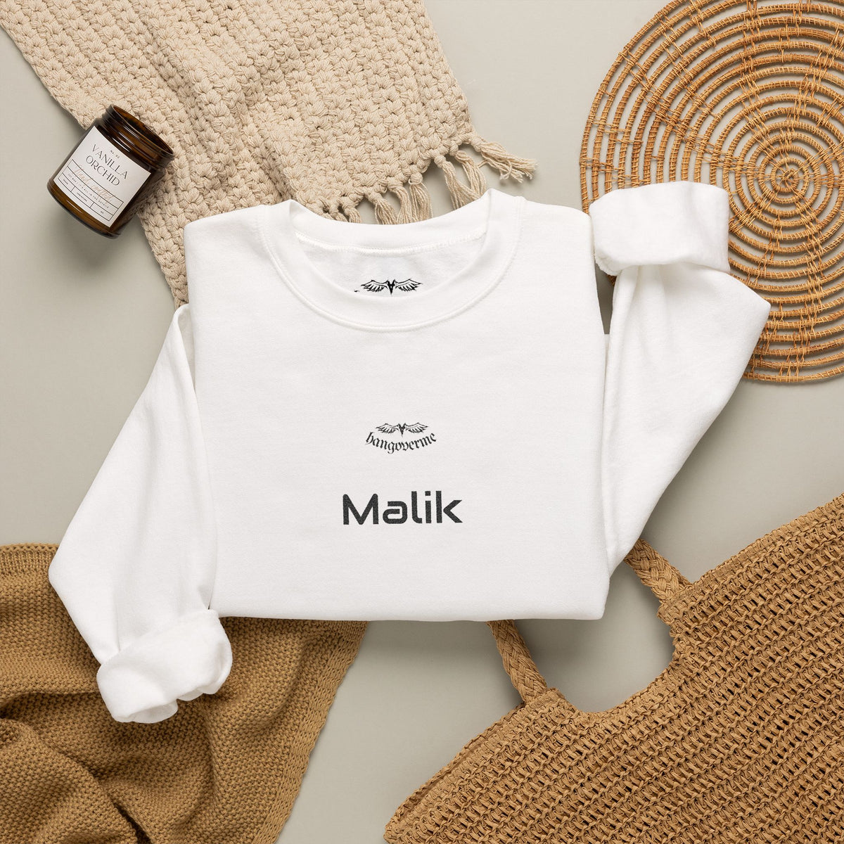 Malik Minimalist Crewneck Sweatshirt