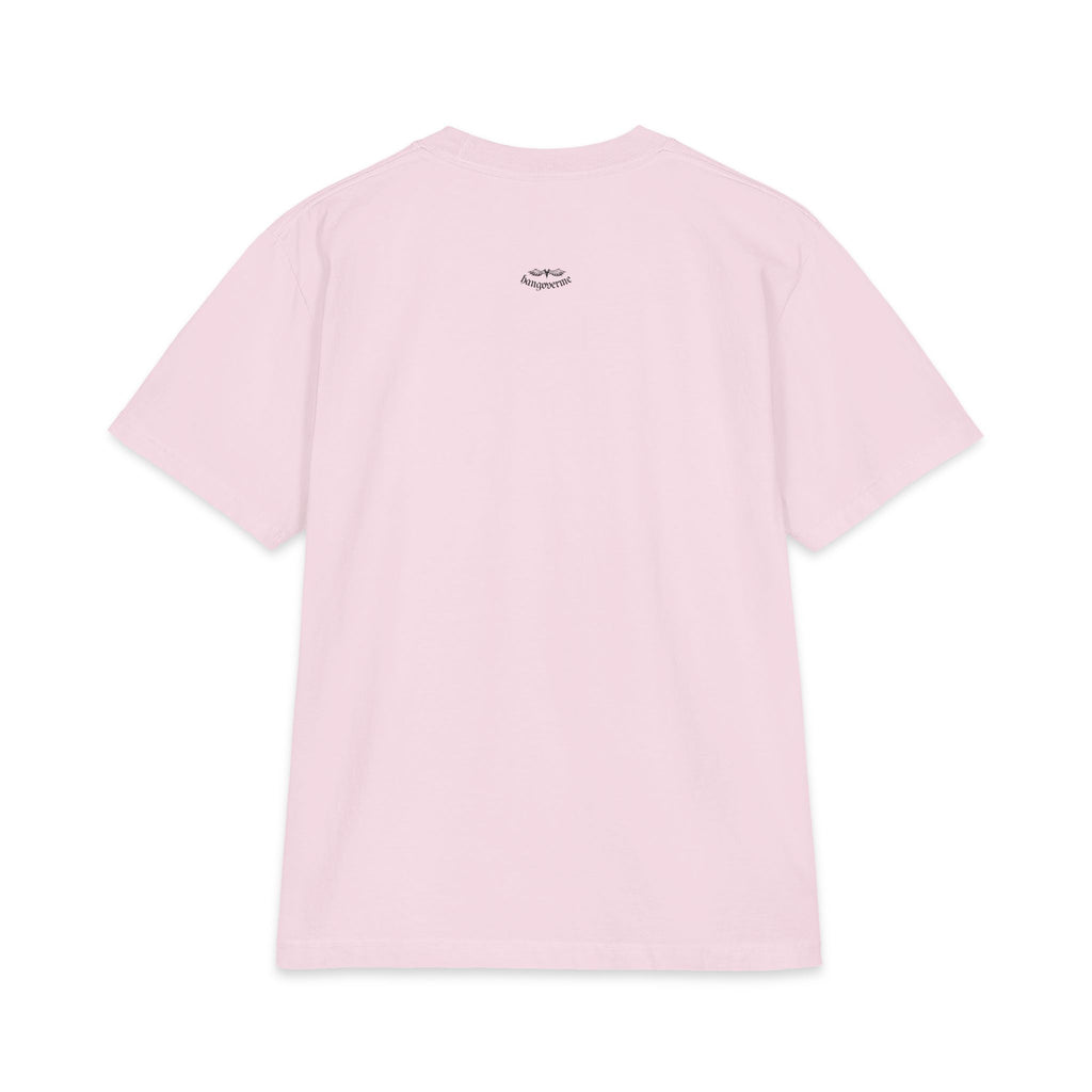 Graphic Lip Print T‑Shirt — Monochrome Kiss & Bite Art Tee