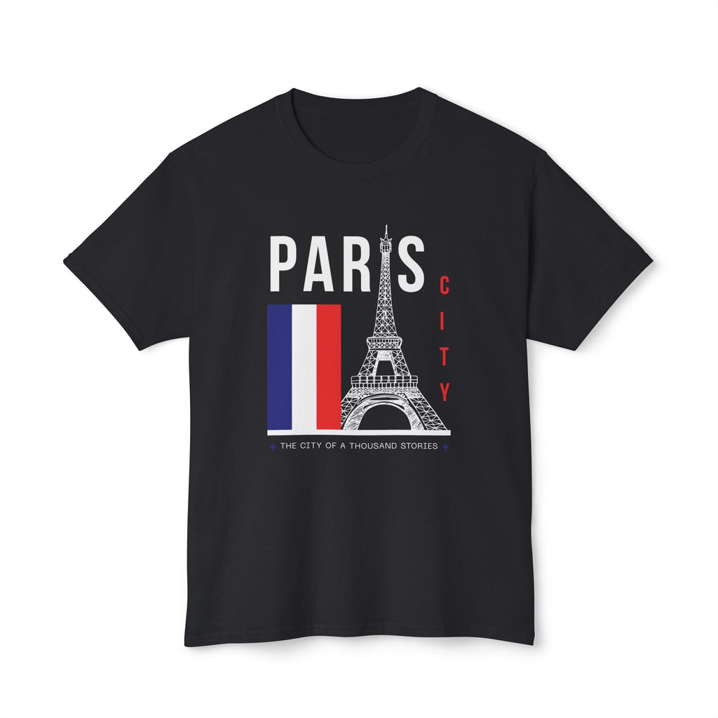 Paris Eiffel Tower T‑Shirt – French Flag Travel Souvenir
