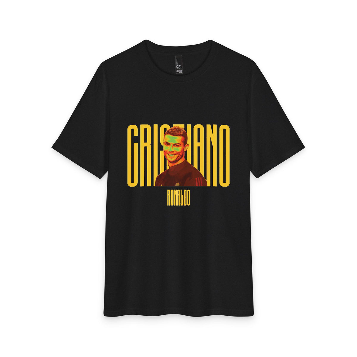Cristiano Retro Portrait T-Shirt — Vintage Football Fan Tee
