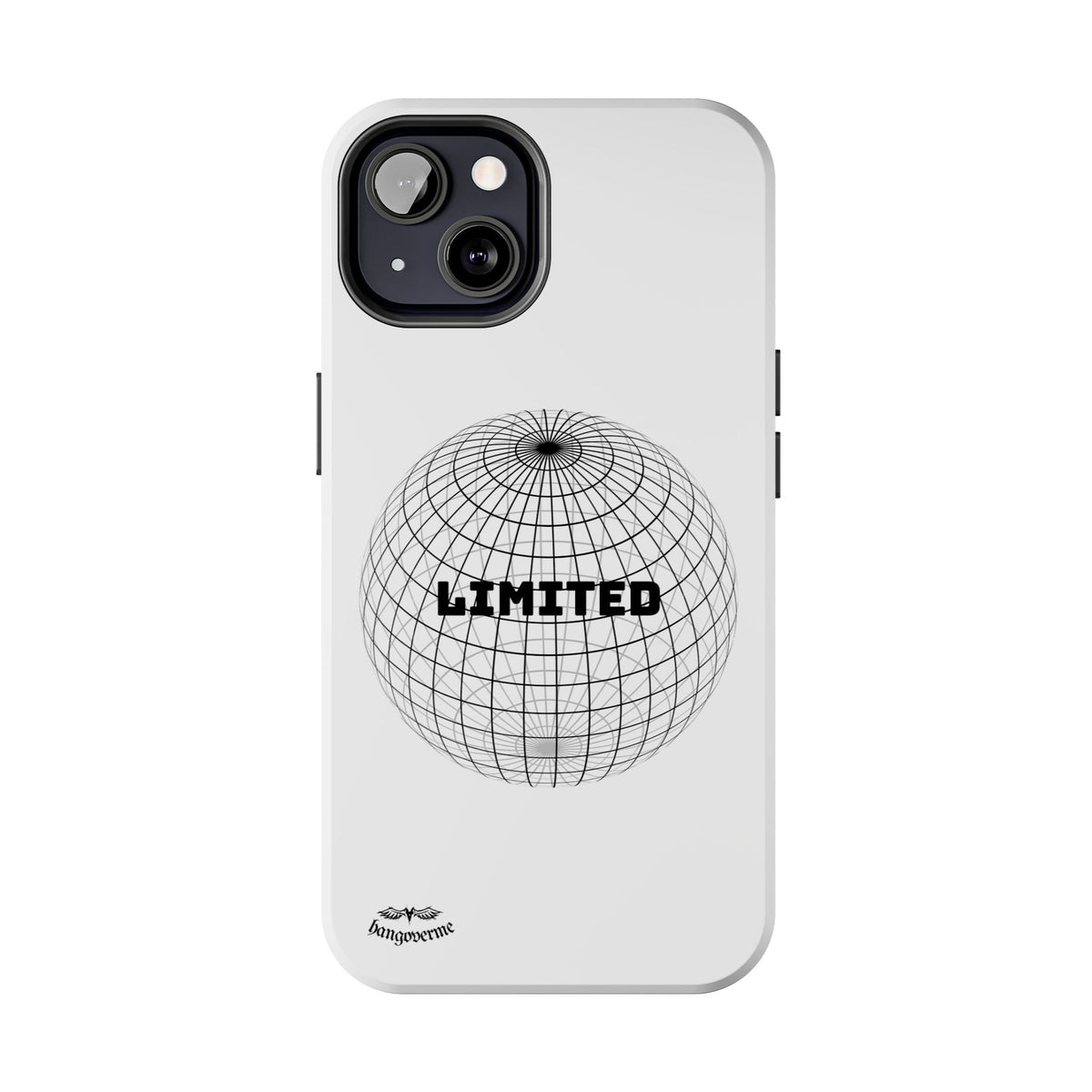 Phone Case — Minimal 'LIMITED' Wireframe Globe Protective Cover