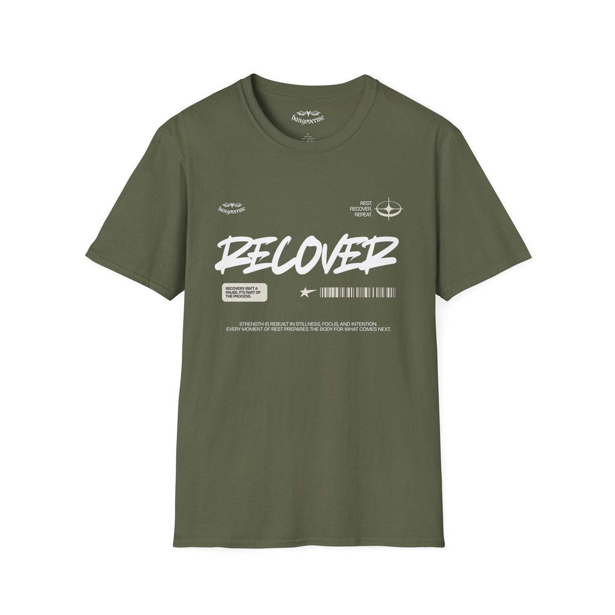 Recover Graphic T-Shirt — Bold Streetwear Healing Tee