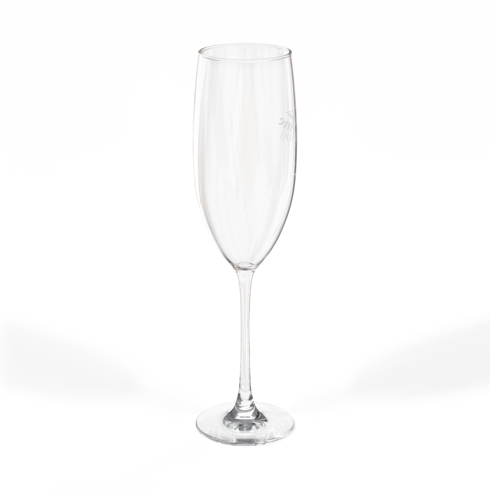 Engraved 8oz Champagne Flute — Wedding & Celebration Glass