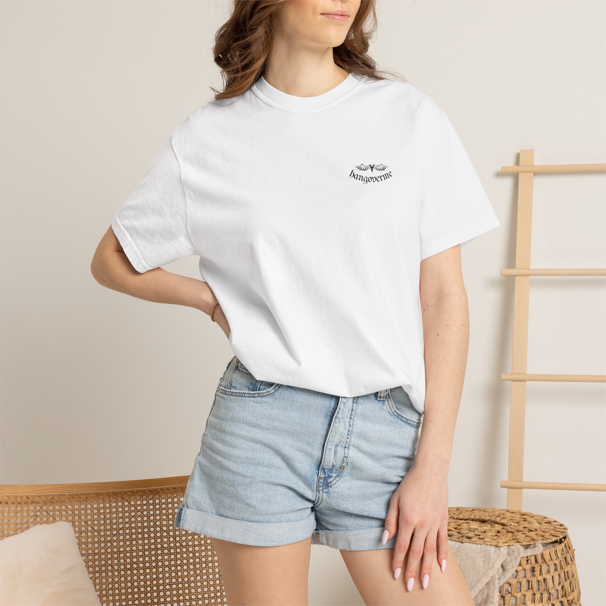 Minimalist "Stay Positive" Chest Logo T-Shirt
