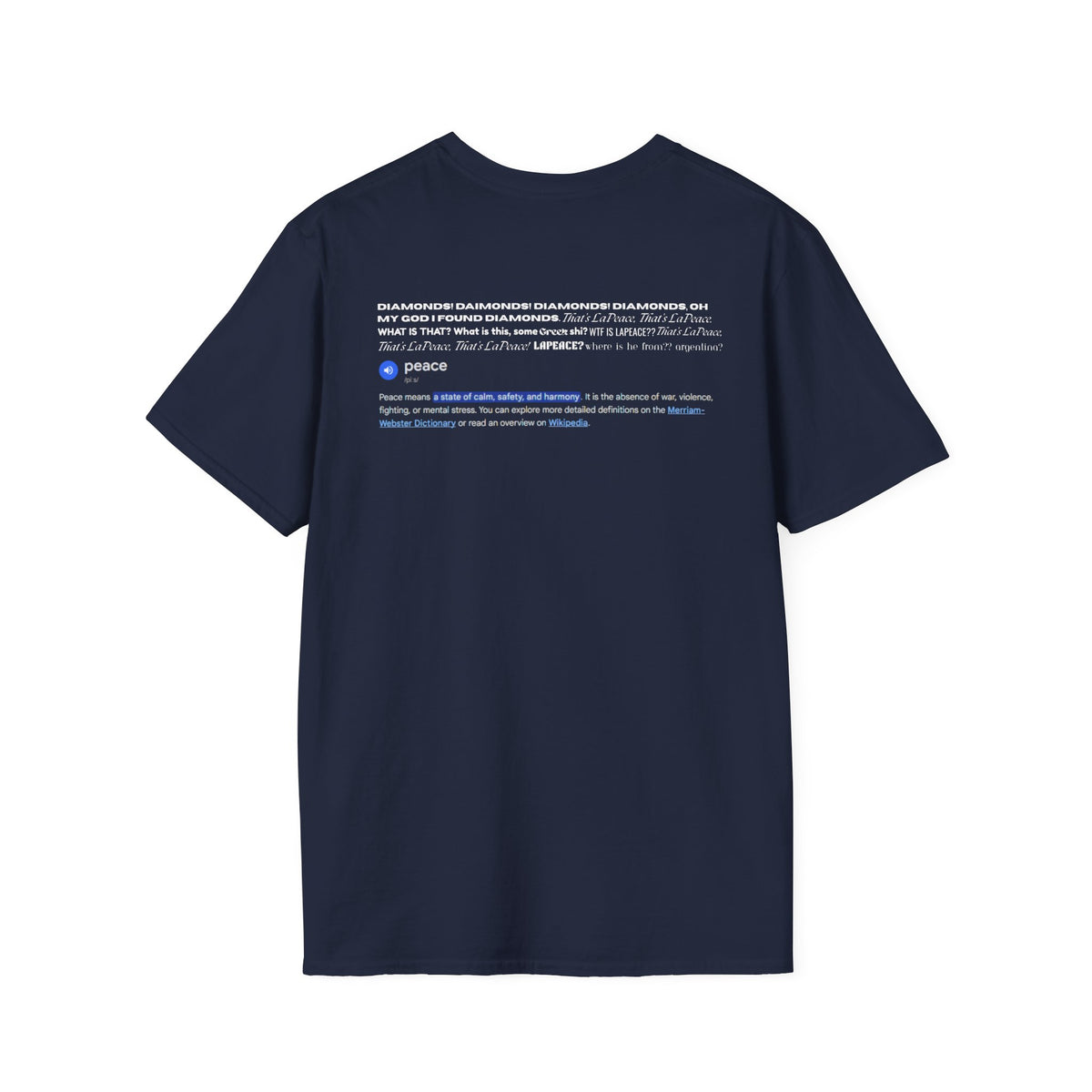 LaPeace T-shirt - Minecraft Reference Shirt