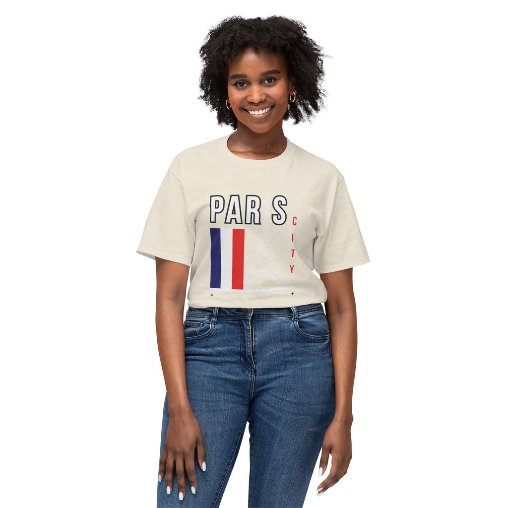 Paris Eiffel Tower T‑Shirt – French Flag Travel Souvenir