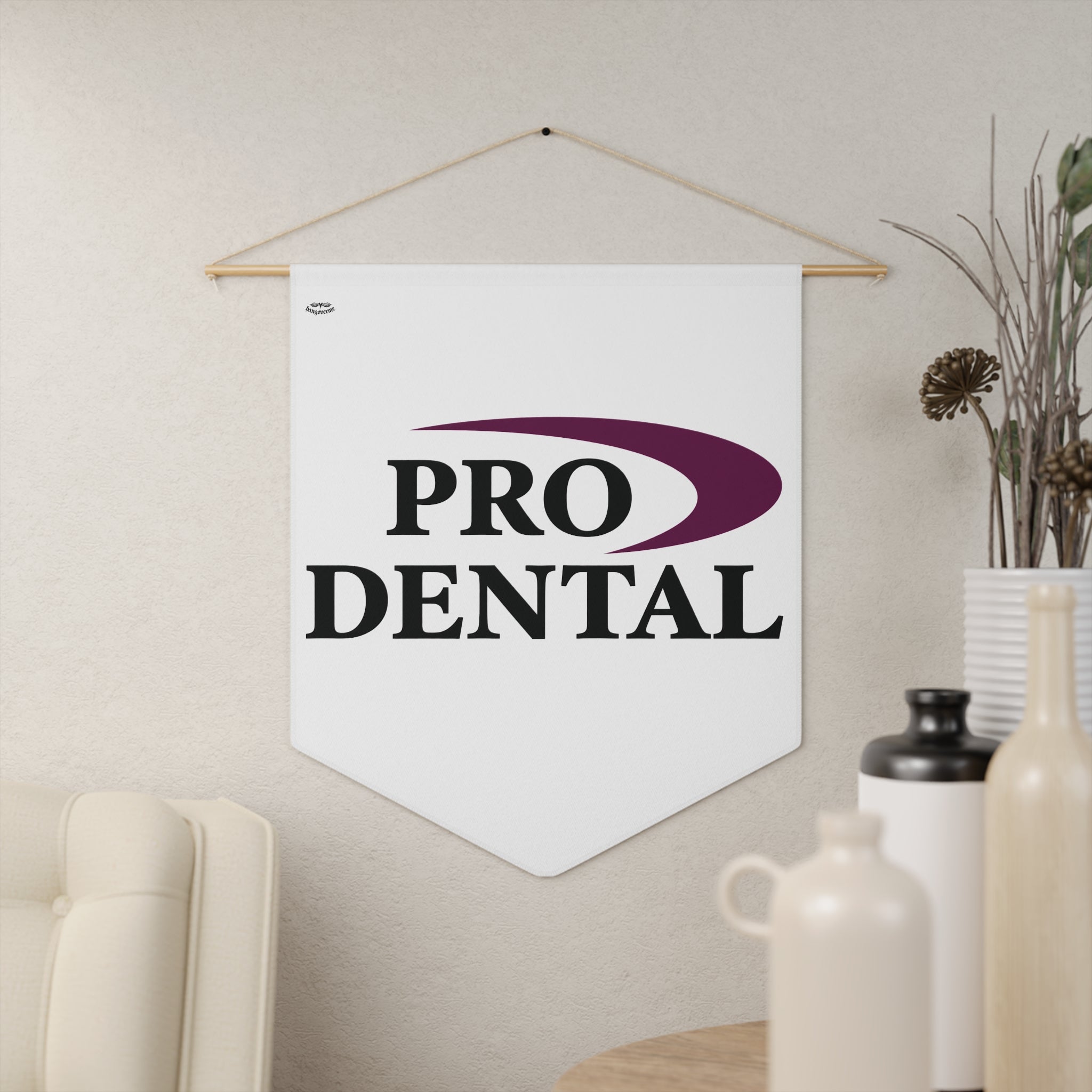 Pro Dental Pennant Wall Banner — Dental Office Decor